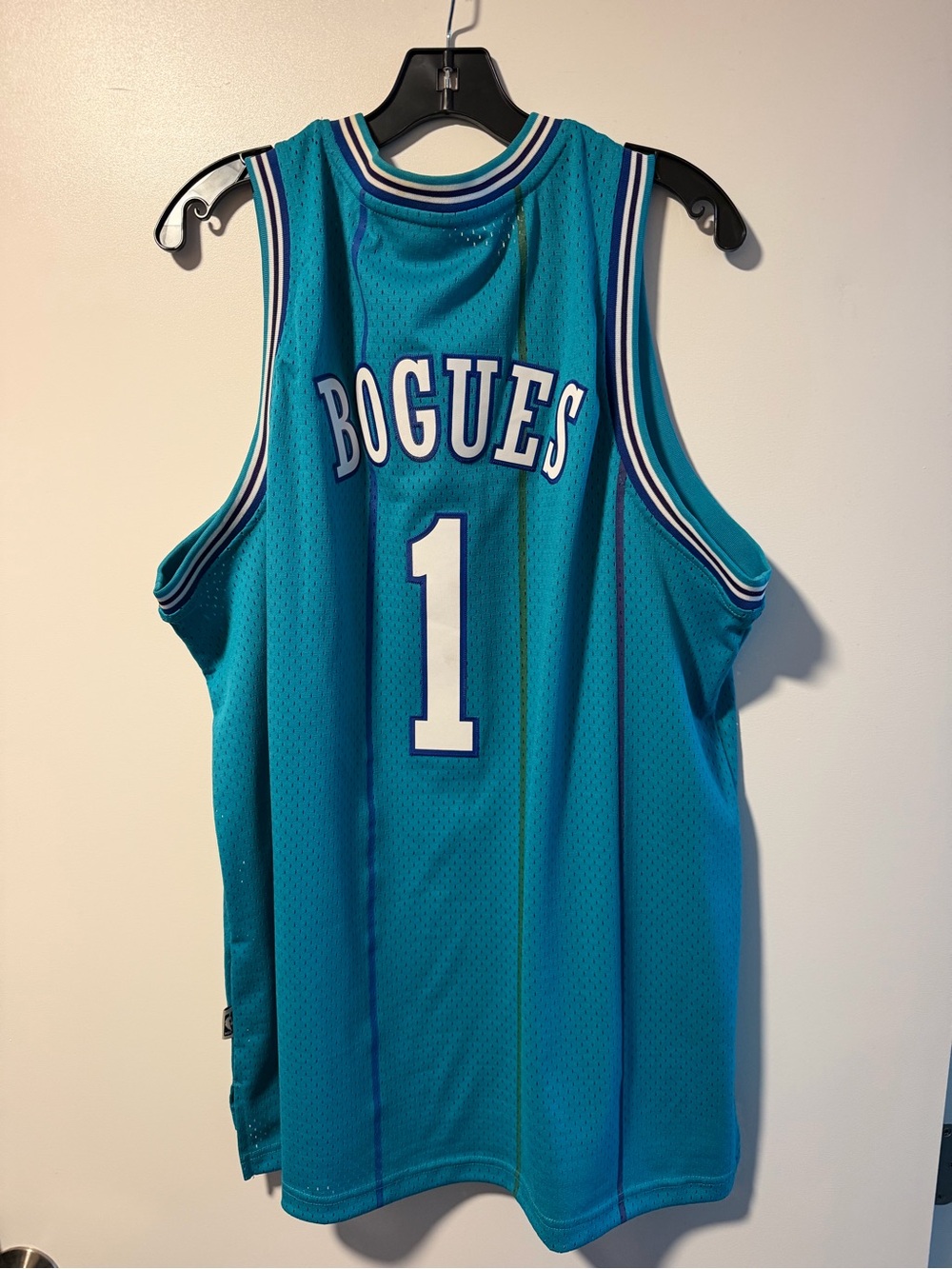 Teal 'Bogues 1' Basketball Jersey